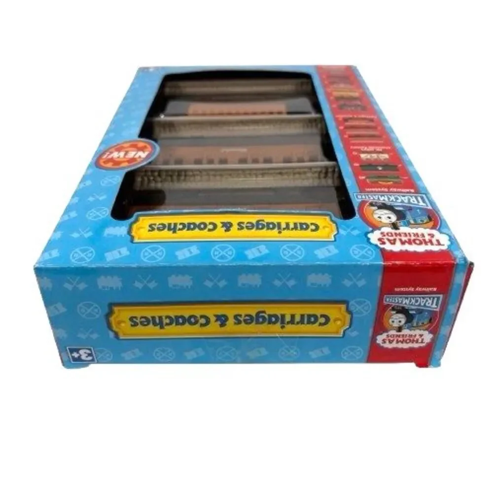 Thomas & Friends Trackmaster Carriages & Coaches Railway System 2008 NEW Box Set